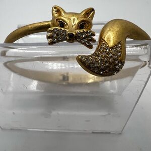 New Kate Spade Gold Fox Bangle